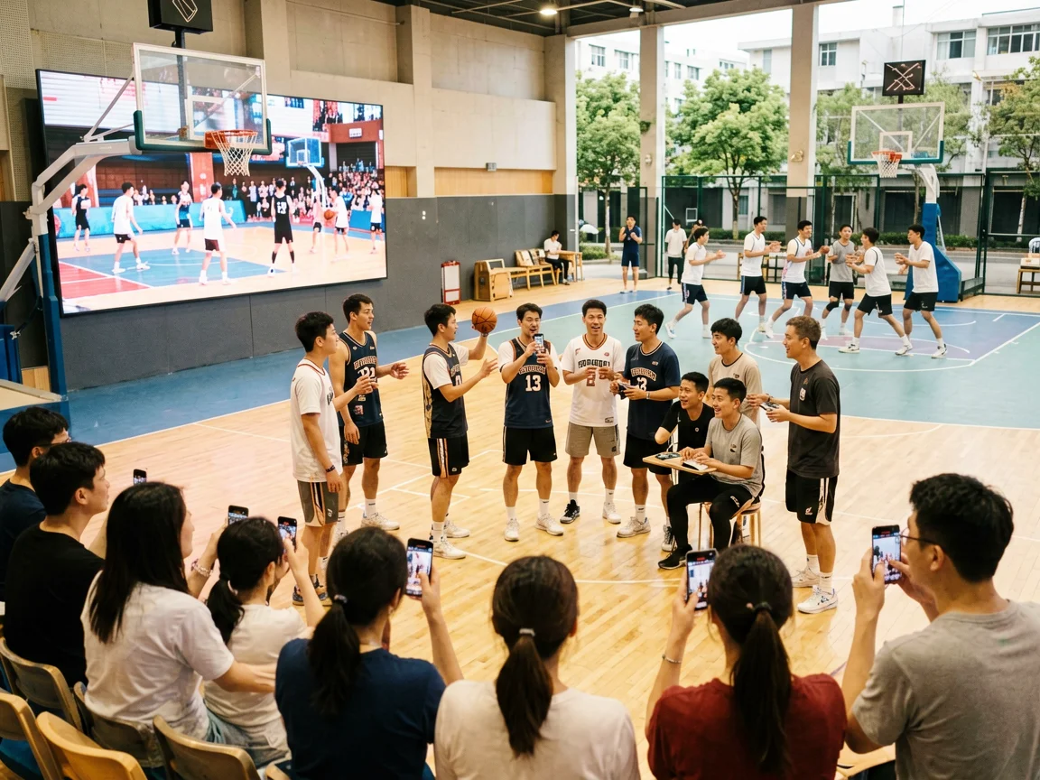 篮球赛前热身，NBA总决赛